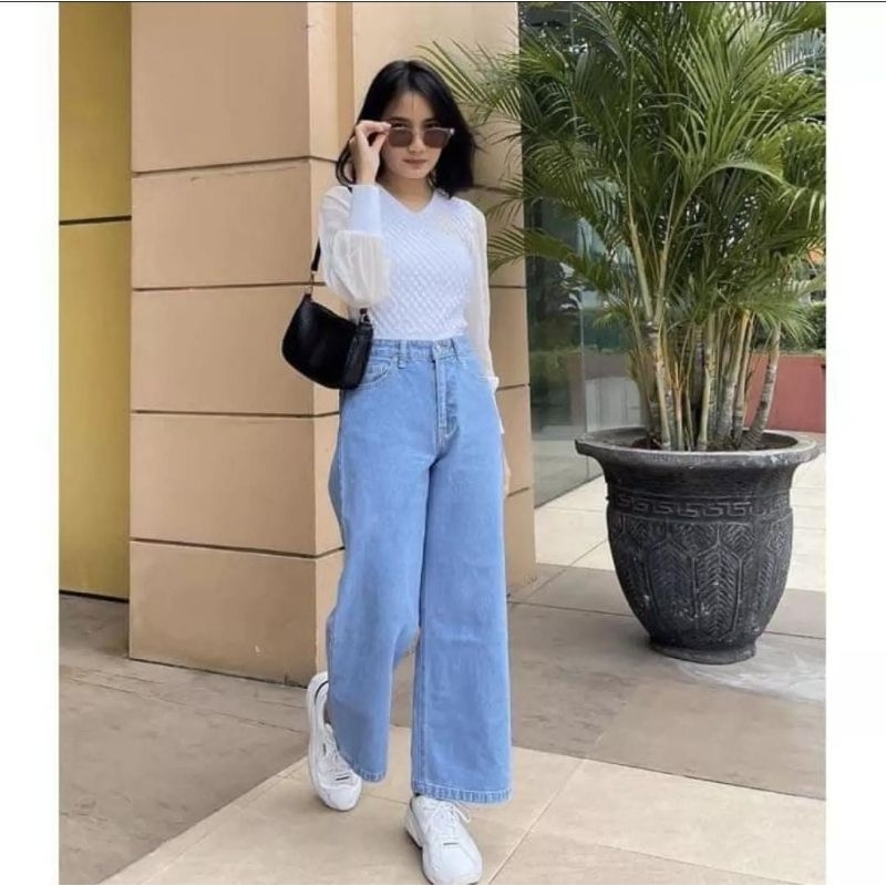 CELANA JEANS PANJANG CEWEK KULOT BASIC/CELANA CEWEK KULOT TERBARU/CELANA CEWEK KULOT TERLARIS/CELANA
