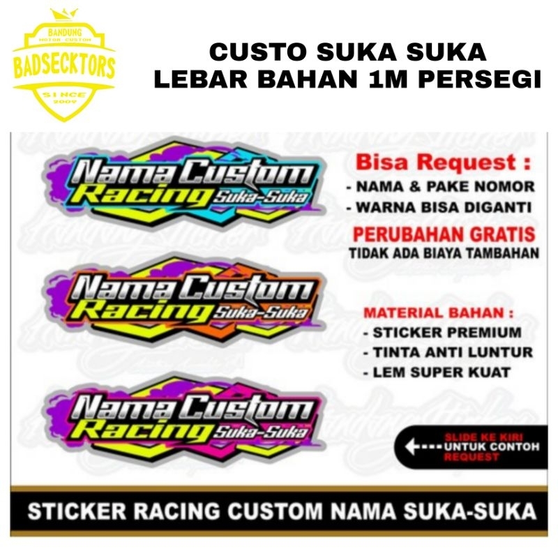 

STIKER CUTTING BEBAS SUKA SUKA NAMA SENDIRI LOGO SENDIRI