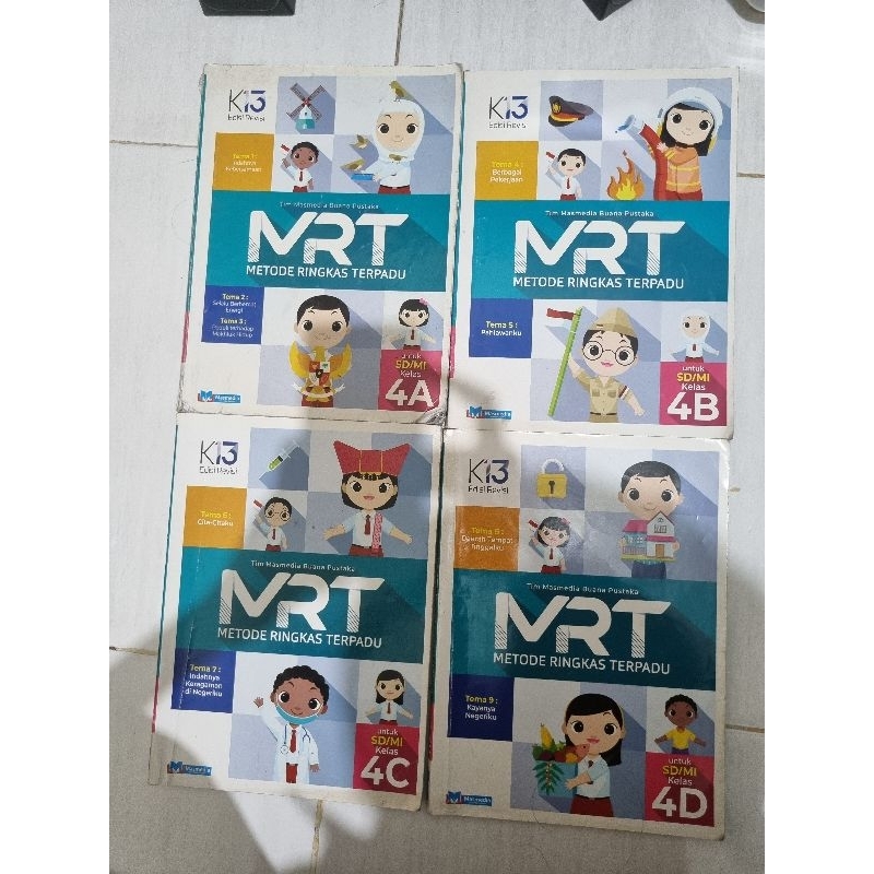 

BUKU MRT metode ringkas terpadu kelas 4 SD