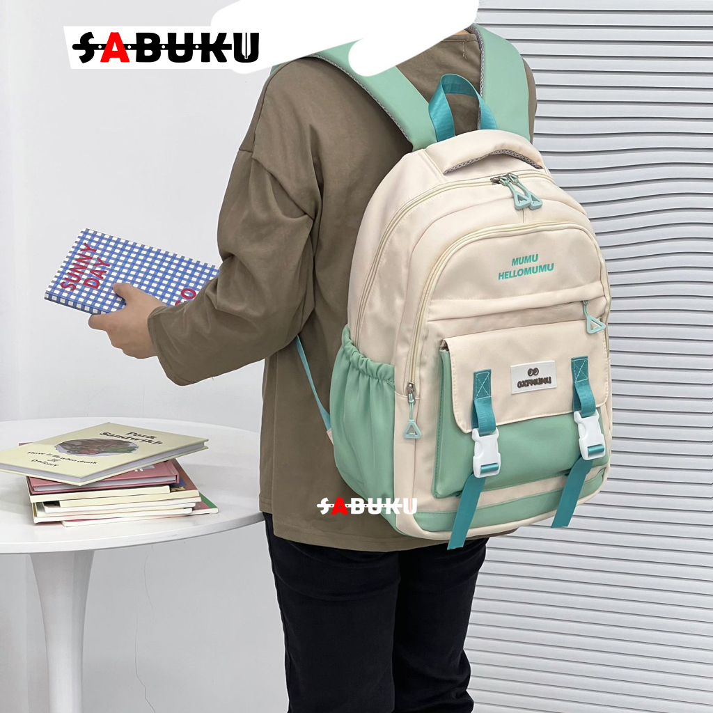 [S&amp;K]Tas Ransel Anak Sekolah SD SMP SMA Tas Punggung Korean Style Backpack Laptop - SK312