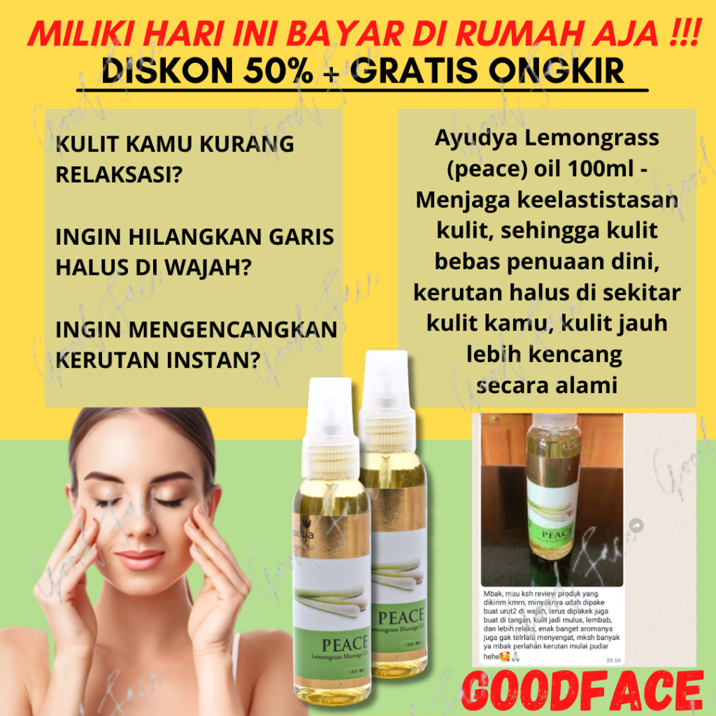 Ayudya Lemongrass (peace) oil 100ml