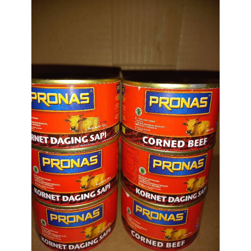 

PRONAS KORNET DAGING 120g BENTUK BULAT KALENG