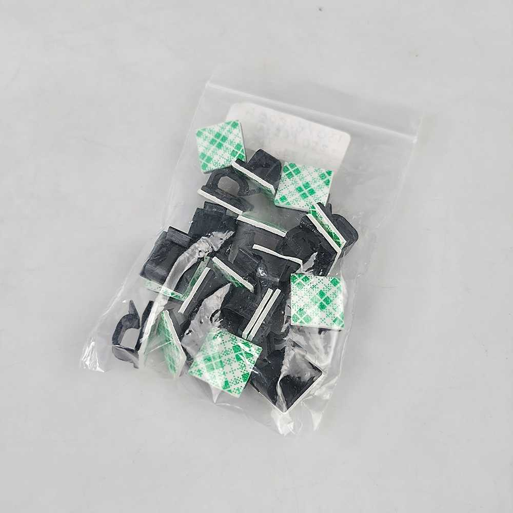 Klip Penjepit Kabel Tempel R-Shaped Cable Organizer 20 PCS Clip Jepit Cable Perekat Kuat Berkualitas