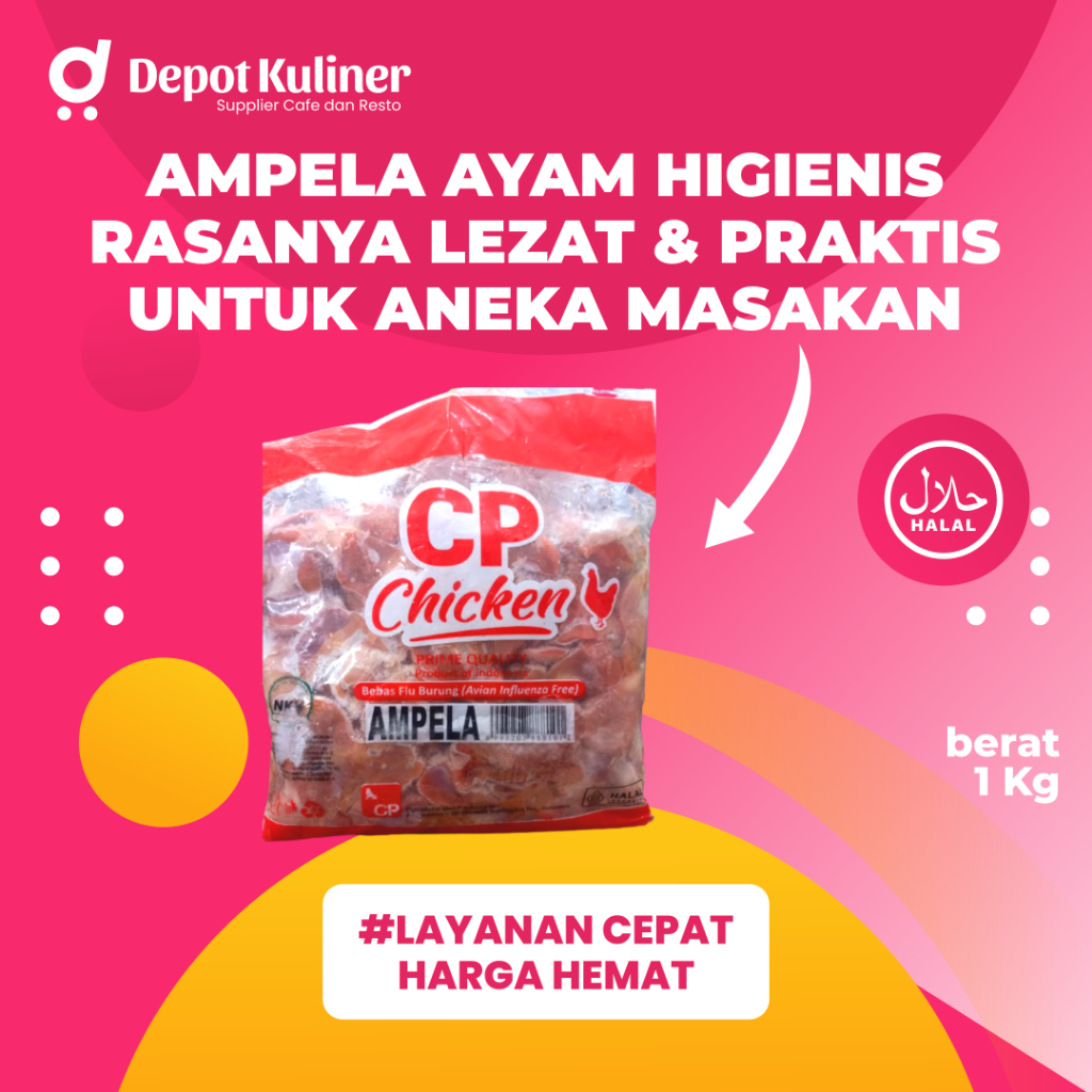 CP Chicken Ati Ampela Ayam 1 Kg Hati Ampela Ayam