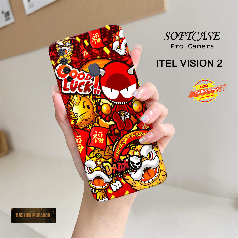 Case Itel Vision 2 Terbaru - Fashion Case Aesthetic - Casing Hp Itel Vision 2 - Soft Case Hp Itel Vi