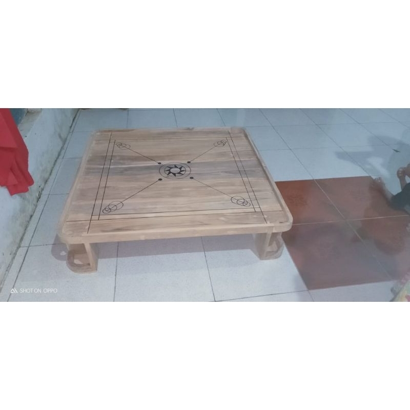 karambol full jati ukuran mini 80cmx80cm