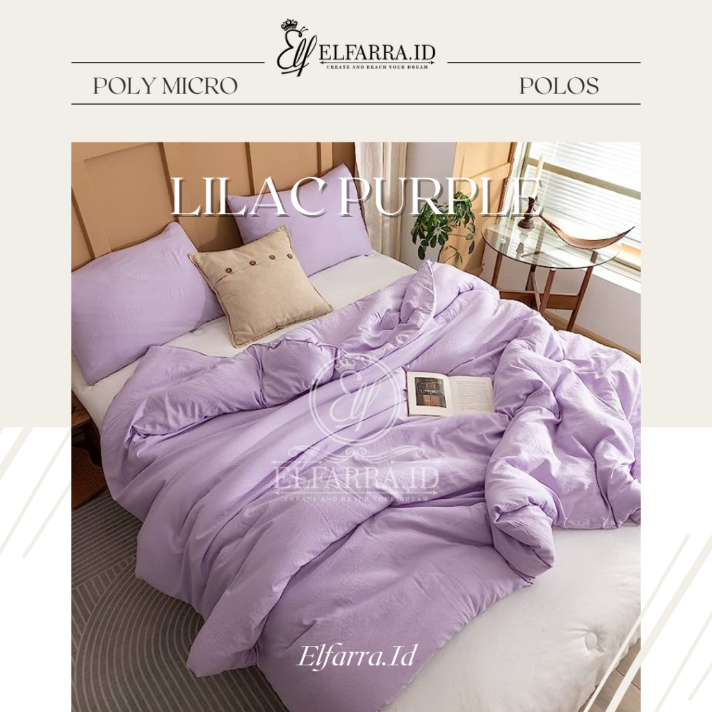 Set Bedcover | Sprei Selimut Aesthetic Murah Polos - Wedding Gift - Polos | Aesthetic Picnic Ala Kor