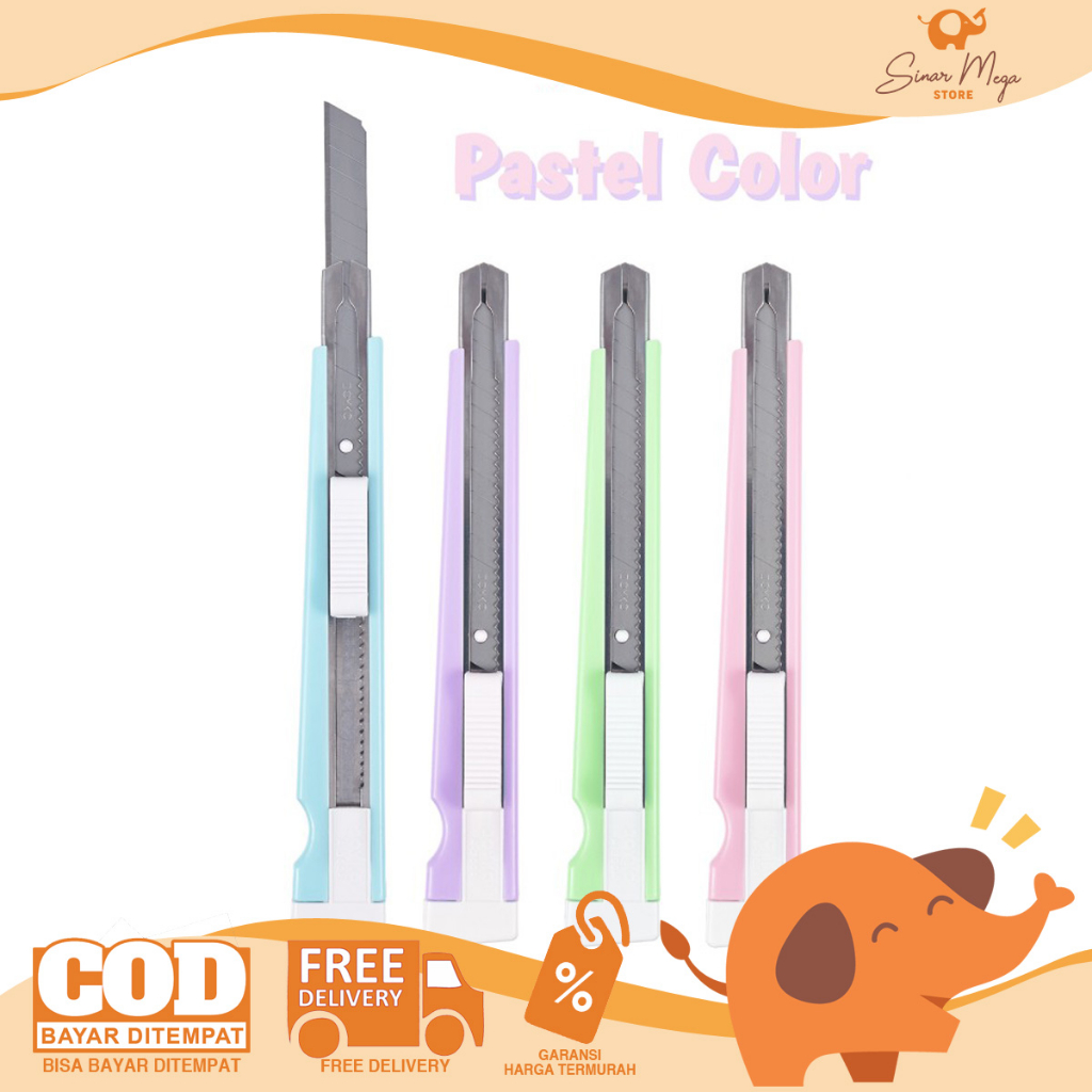 

Joyko Cutter A-300A Pastel Colors / Kater Kecil Warna Pastel