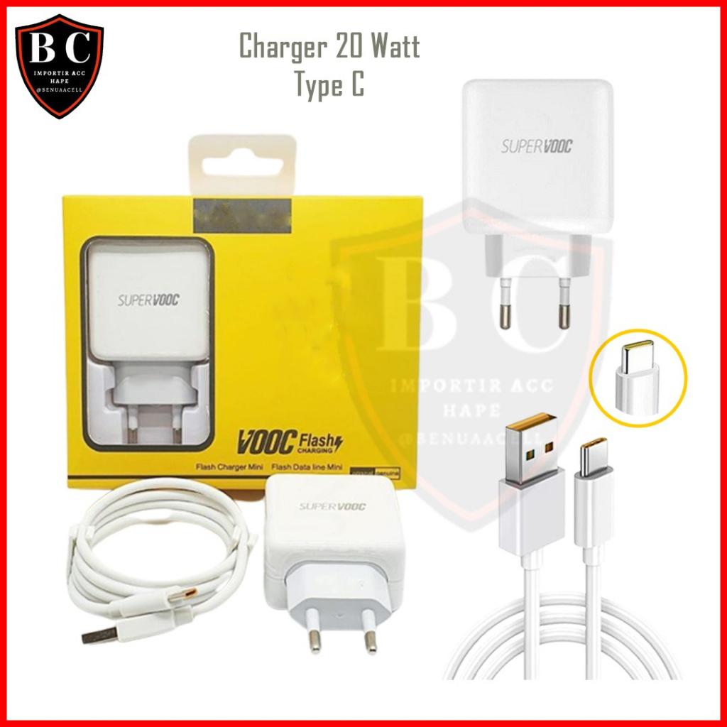 CHARGER TYPE C 20W - CHARGER FOR  RLM SUPERVOOC TYPE C