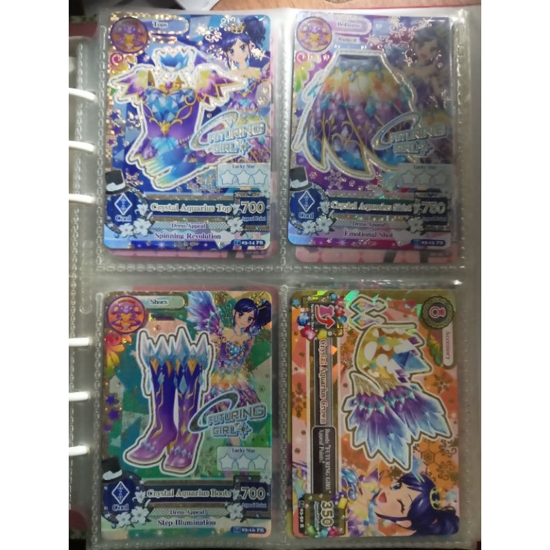 Aikatsu premium crystal aquarius set