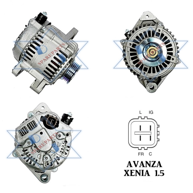 ALTERNATOR AVANZA 1.5 VVTI XENIA 1.5 RUSH TERIOS BODY BESAR