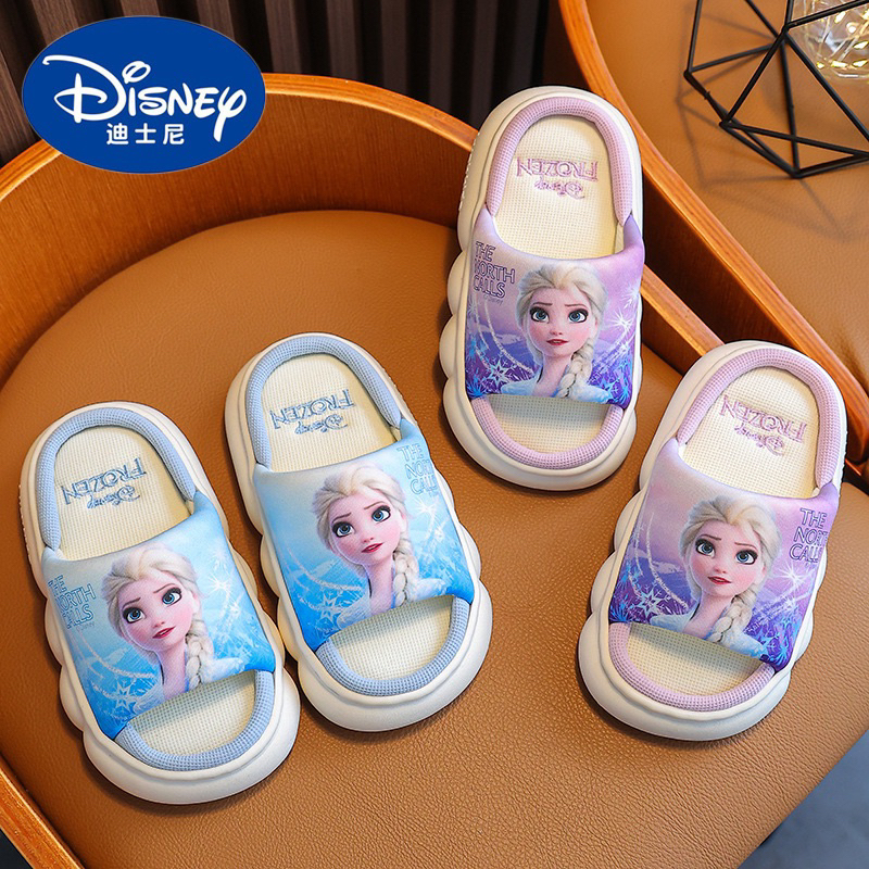 WALVA Ori - S002 Sandal Anak Perempuan Frozen Princess Elsa cute sandals non-slip soft Disney