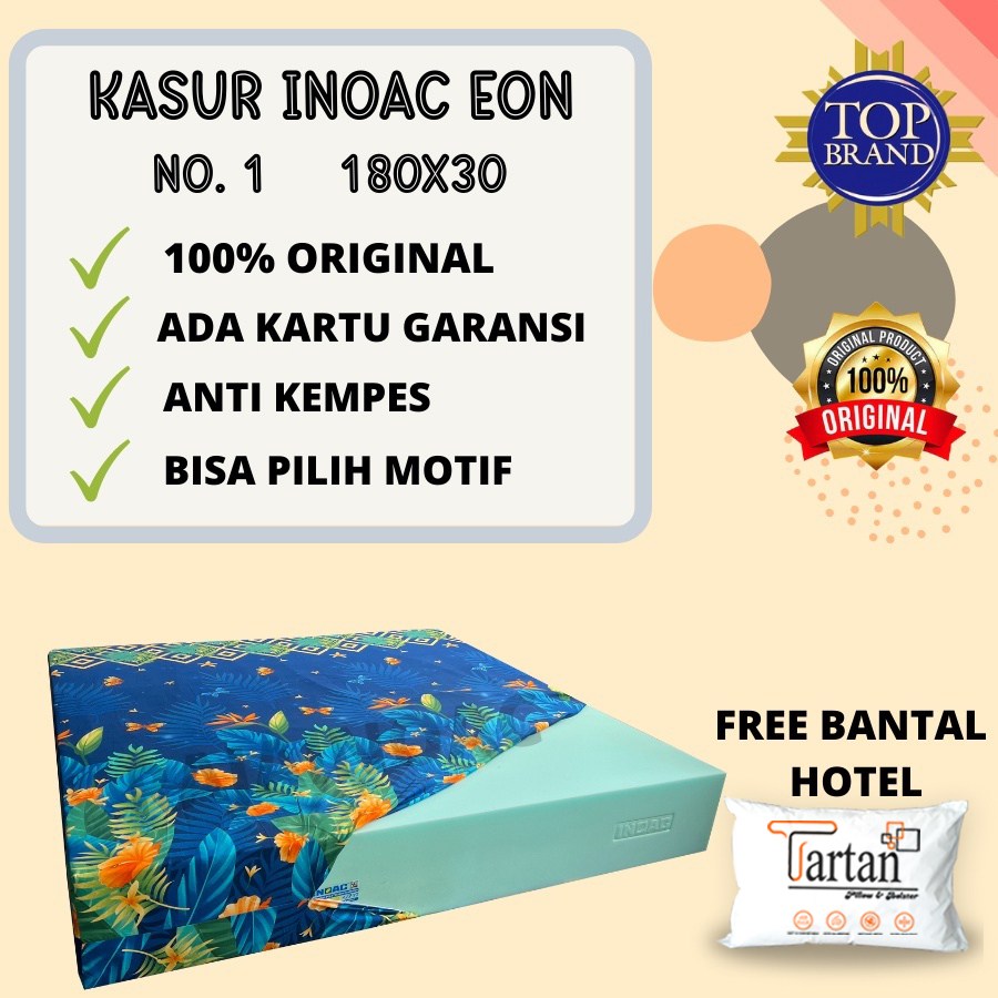 [200x180x30] Kasur Busa INOAC EON Density 23 Garansi 10 Tahun Ukuran NO 1