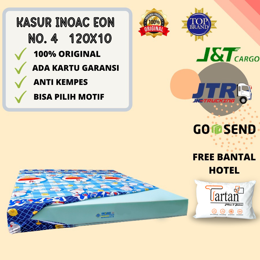 KASUR BUSA INOAC SIZE NO 4 EON D23 200X120X10 ORIGINAL  -Raja Inoac