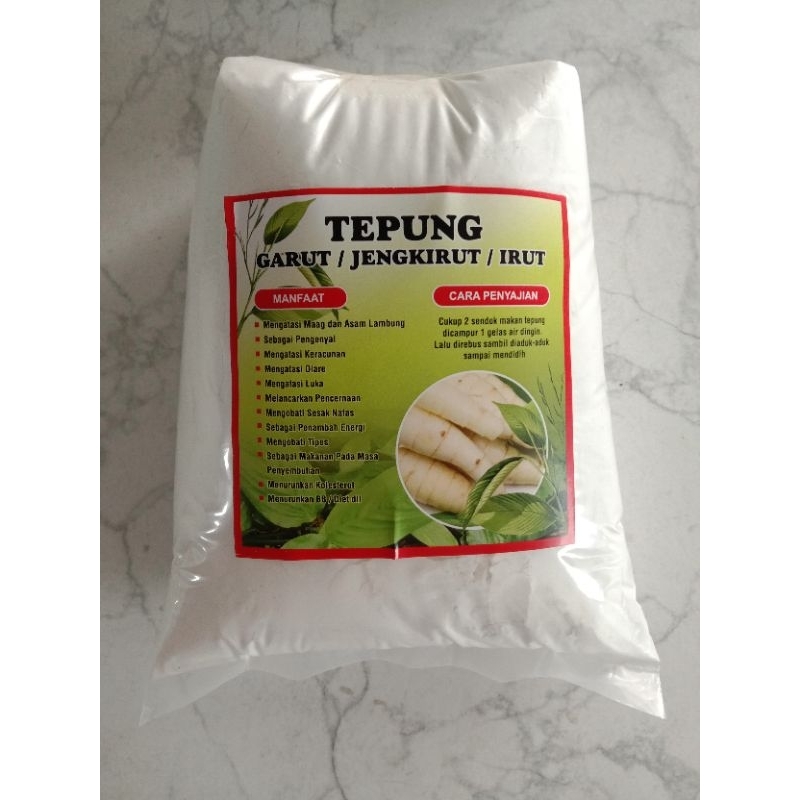 

Tepung garut / irut / lerut 500gr