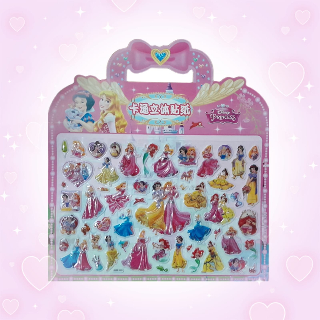 

Gambar Tempel Tas Sticker Stiker Anak Karakter Kartun Disney Princess Cinderella