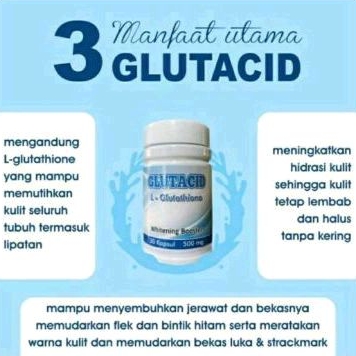 GLUTACID L-GLUTATHIONE WHITENING BOOSTER