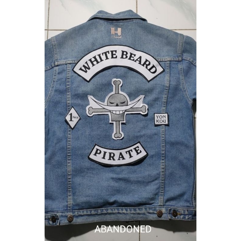 Patch Emblem One Piece / Emblem Jaket One Piece / One piece Design Bikers/Emblem Bordir
