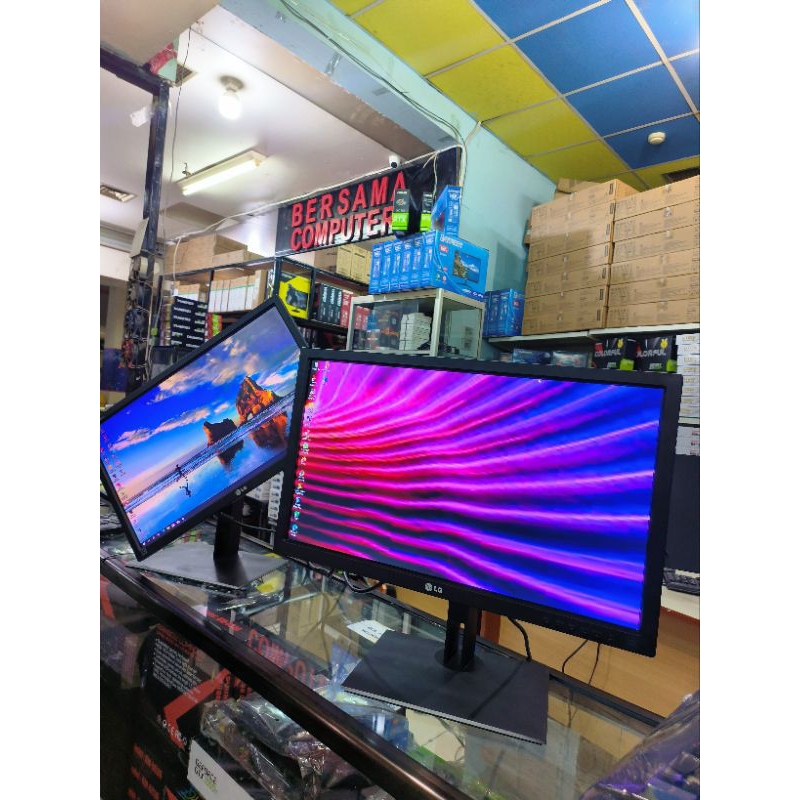 Monitor LG 24 in normal murah