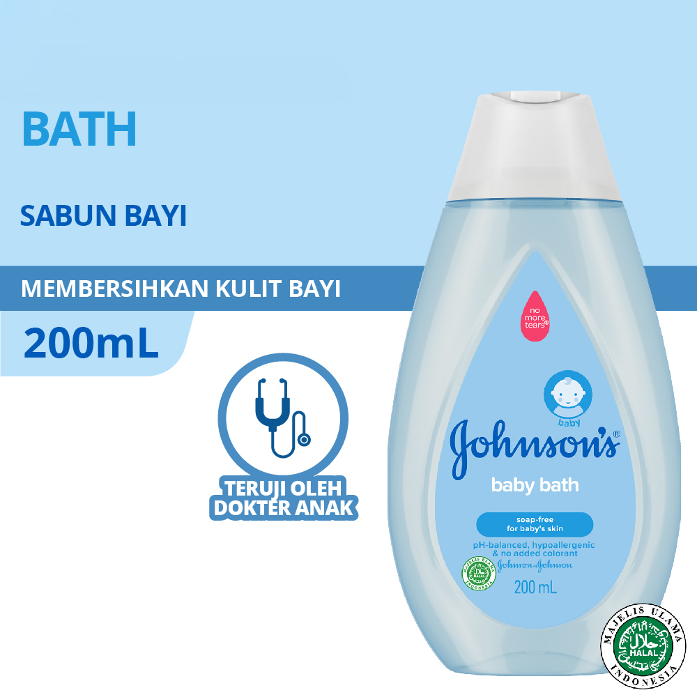 [bisa COD] JOHNSONS Baby Wash Top to Toe | Milk Rice | Bedtime | Cotton Touch | Blue - Johnson Baby and Kids Shampoo 100ml 200ml