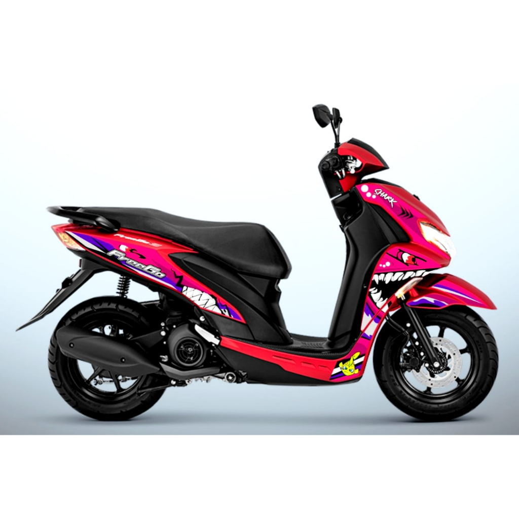 STRIPING VARIASI YAMAHA FREEGO/DECAL STIKER YAMAHA FREEGO