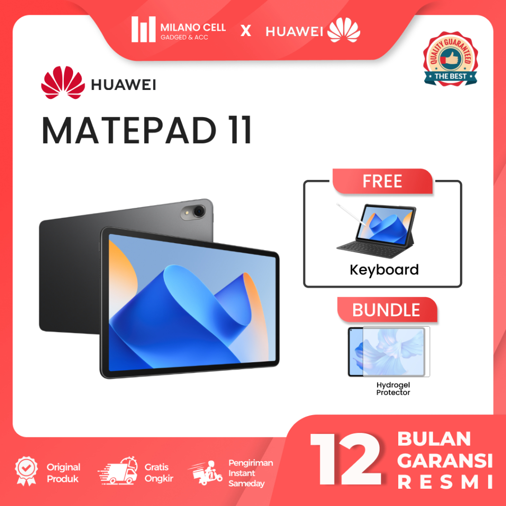 Huawei MatePad 11 | Tablet 6GB/128GB dan 6GB/256GB | 120 Hz FullView Display | Garansi Resmi