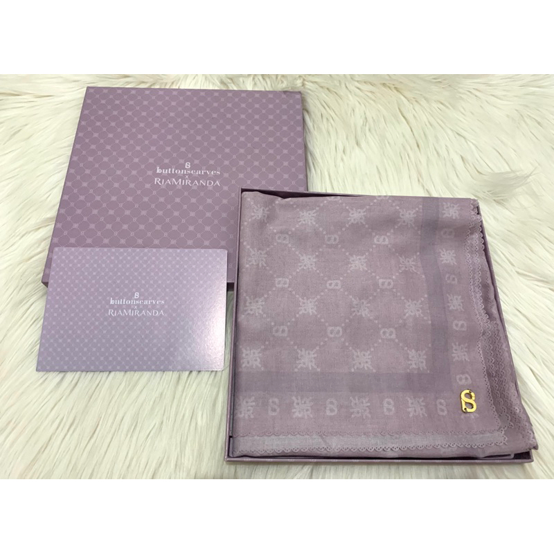 Preloved xanadu lilac buttonscarves