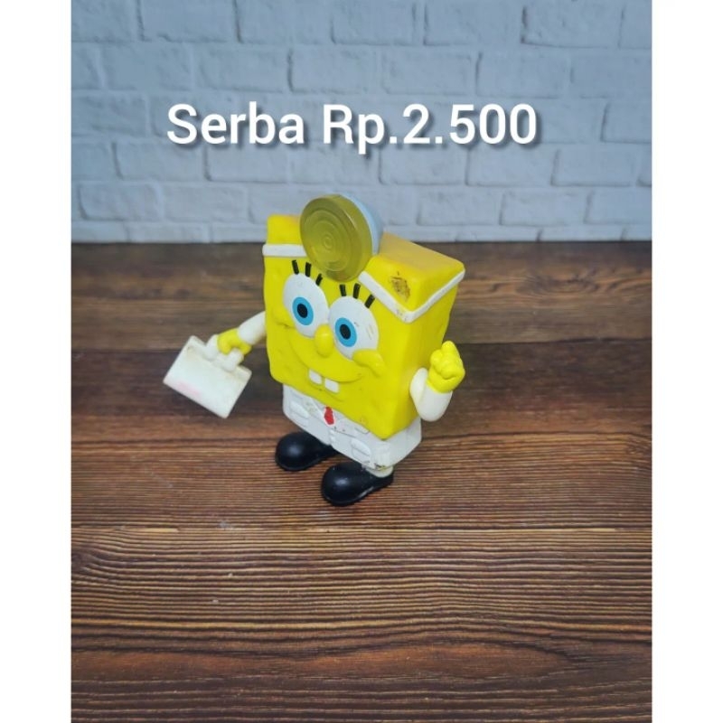 Serba 2500 Mainan Seken McD figure Home, Hello Kitty, Spongebob, barbie mcd, mr.peabody, pony putih,