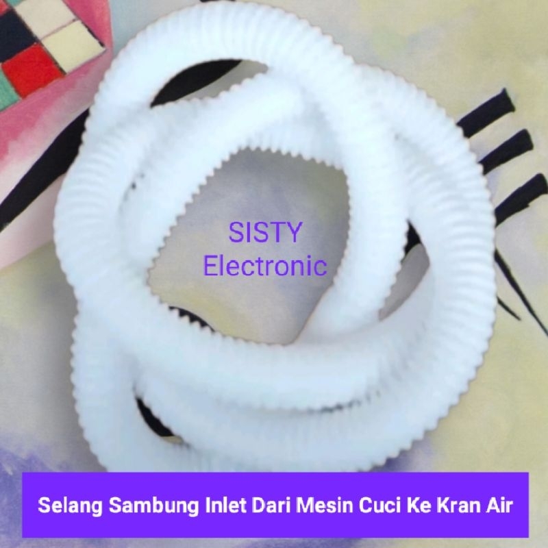 selang sambung inlet mesin cuci 2 tabung ke Kran air