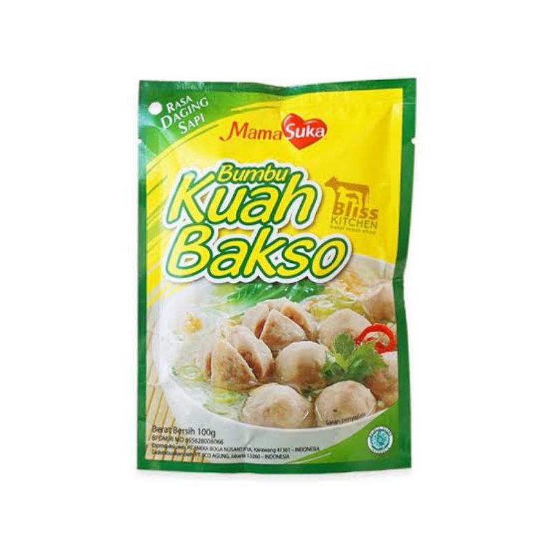 

BUMBU KUAH BAKSO MAMA SUKA 100G