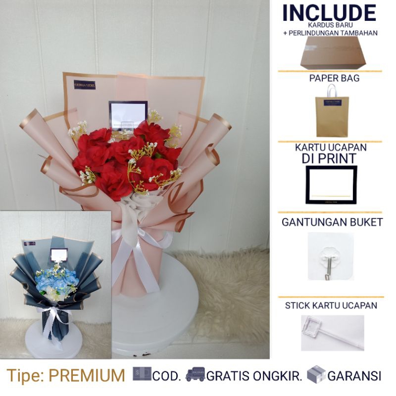 BUKET BUNGA WISUDA – MOKO - BUCKET BUNGA ARTIFICIAL  - BOUQET ULANG TAHUN - BUKET BONEKA BUKET WISUD