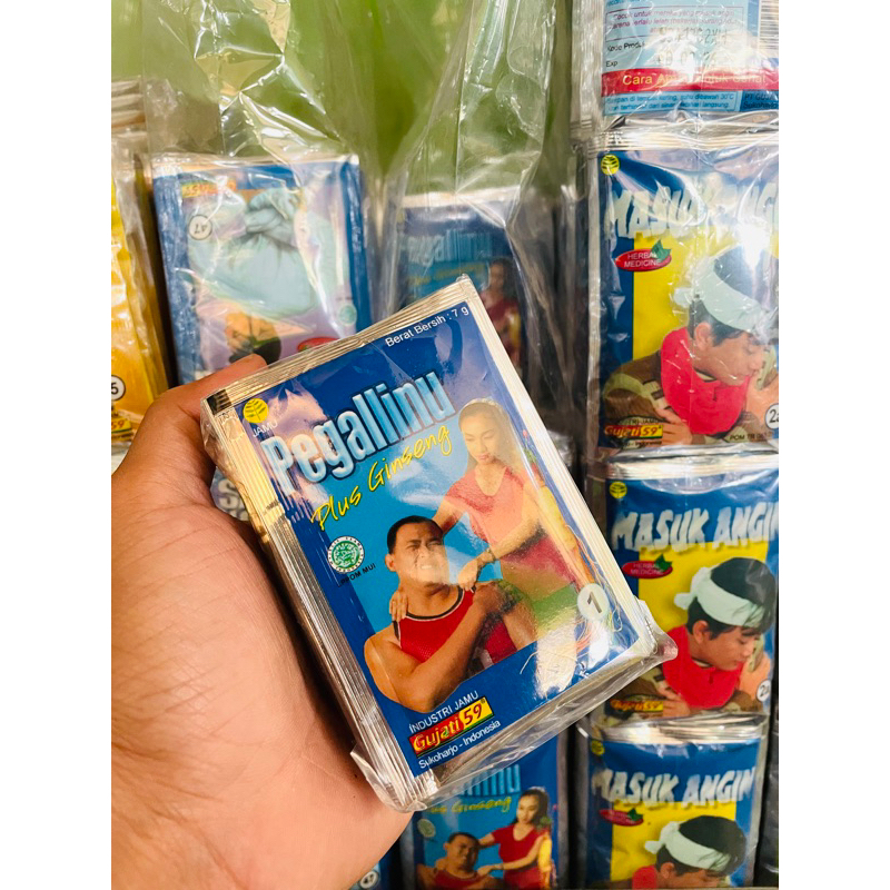 

Jamu Pegelinu Plus Ginseng Gujati 59 Isi 10 Sachet
