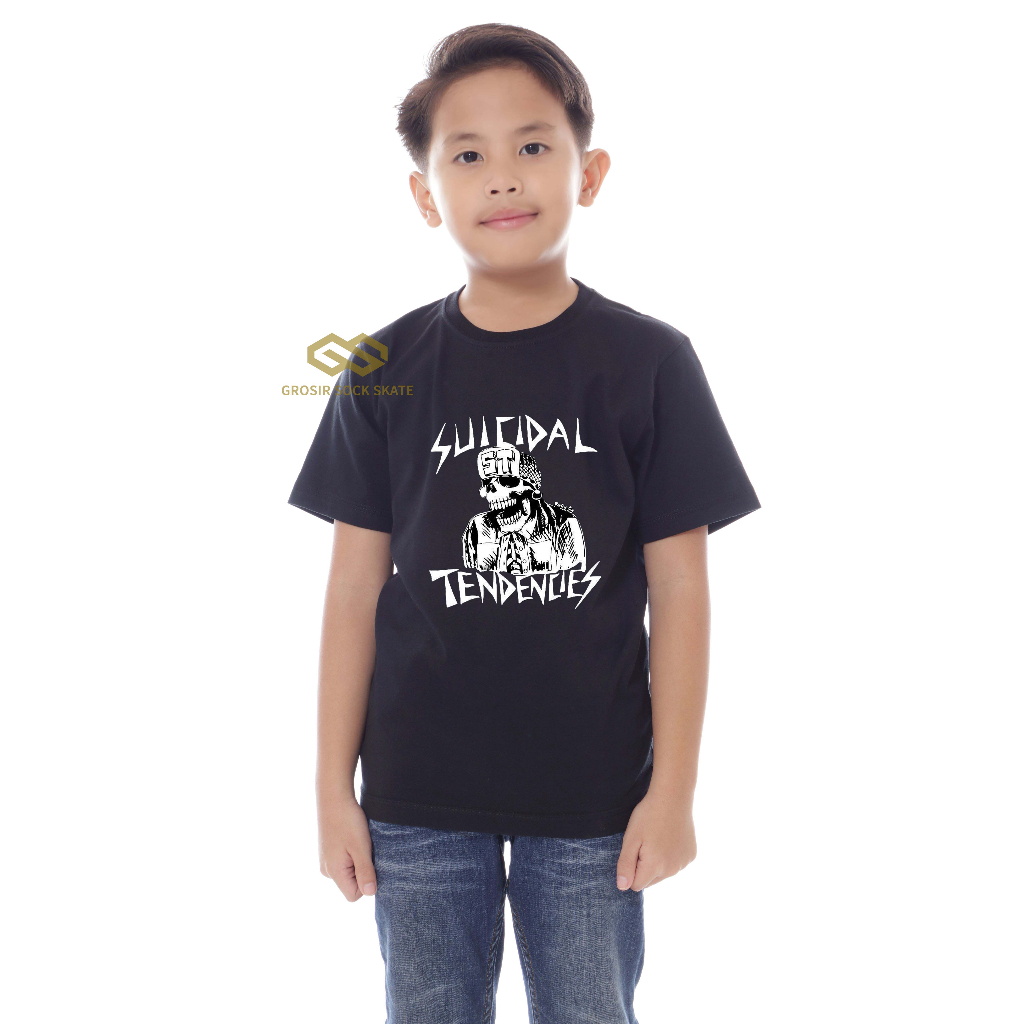 KAOS BAND ANAK/ KAOS MUSIK SUICIDAL TENDENCIES USIA 1-12 TAHUN