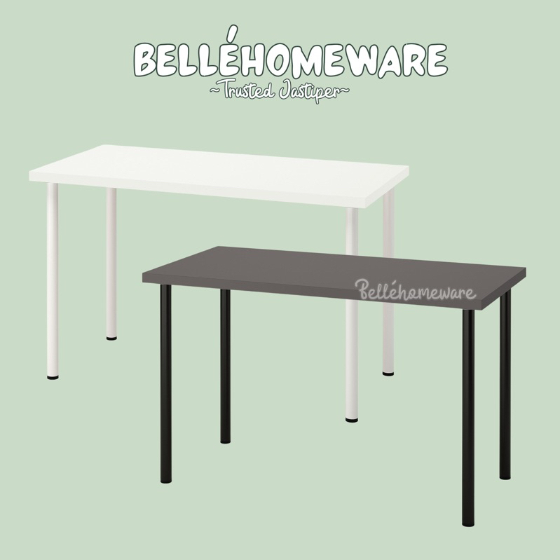 LANGKAPTEN/ADILS 120X 60CM MEJA KERJA MEJA MAKAN MEJA BELAJAR - IKEA SURABAYA