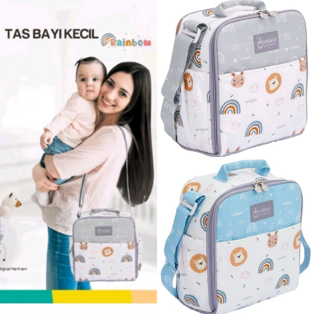 tas bayi kecil alpaca , rainbow omiland series