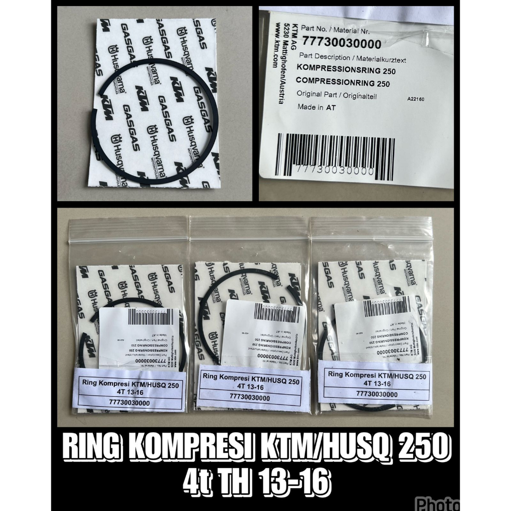 RING KOMPRESI KTM HUSQVARNA 250CC TAHUN 2013-2016