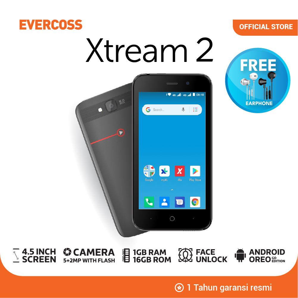 Handphone Evercoss Xtream 2 S45B