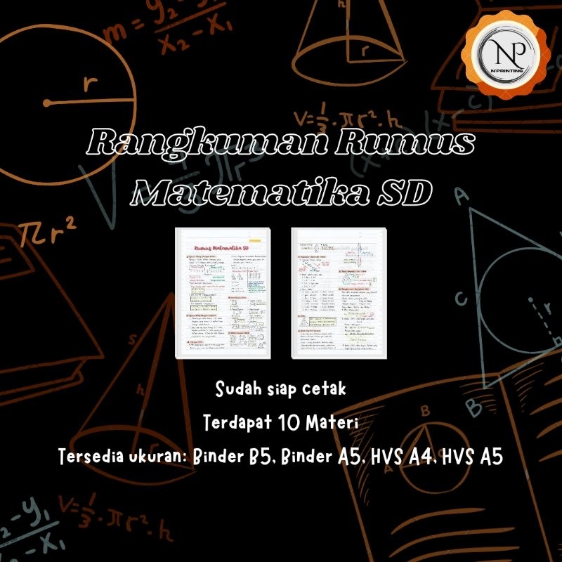 

Rangkuman Rumus Matematika SD