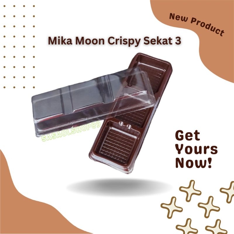 Mika Mochi sekat 3 (25PCS) mika mooncake mini cake sekat Brownies crispy 3