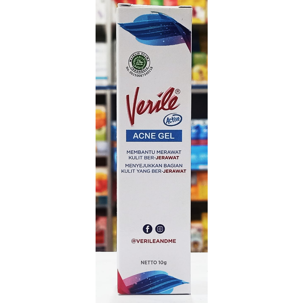 Verine Acne Gel / Verile Blemish Cream - Cream Jerawat 10 Gram