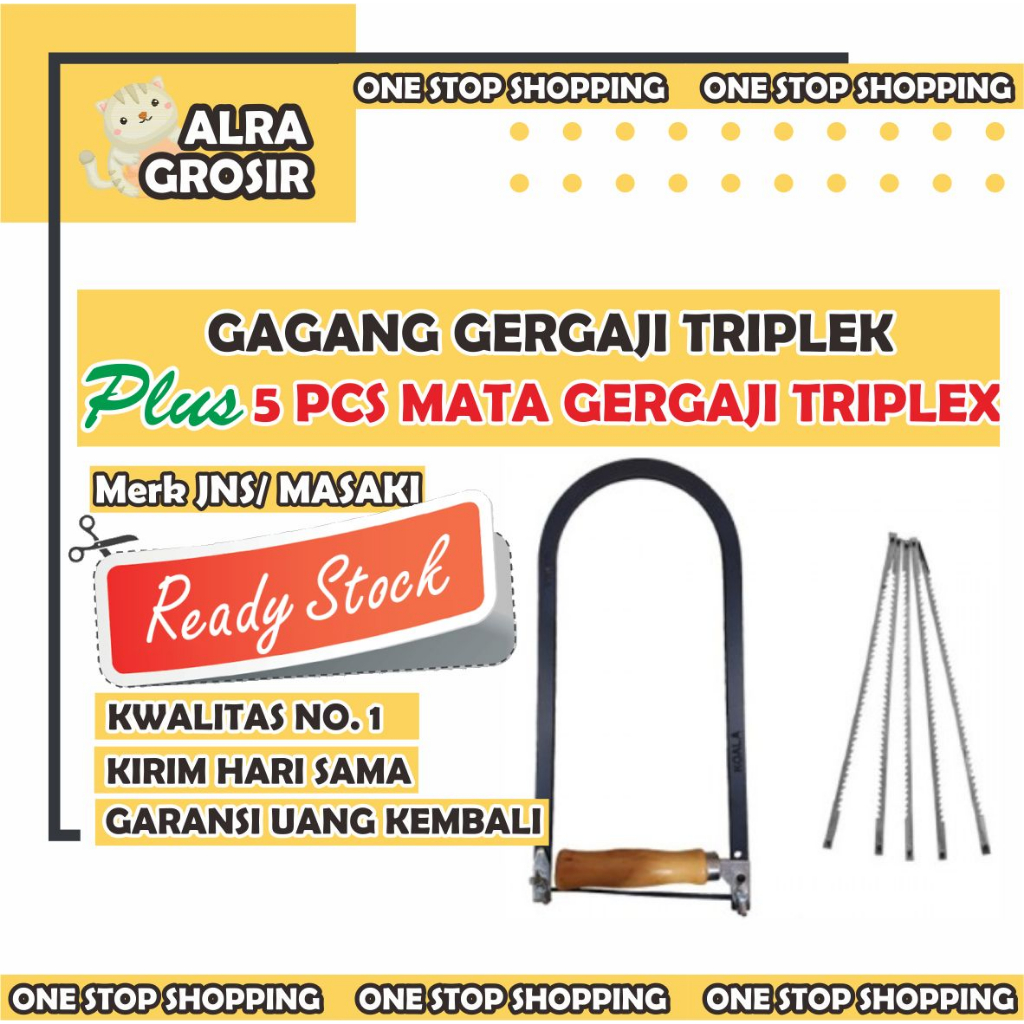 Gergaji Triplek Manual / Mata Gergaji Triplek 5 Pcs Gergaji Pemotong Triplek U Murah Dan Kuat