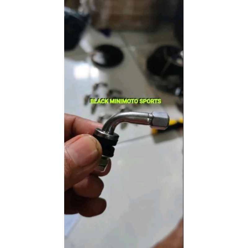 Pentil Ban Tubeless L Untuk Motor & Mobil - Pentil L Besi 90 Drajat Untuk Motor Mini GP SCOOPY & Sem
