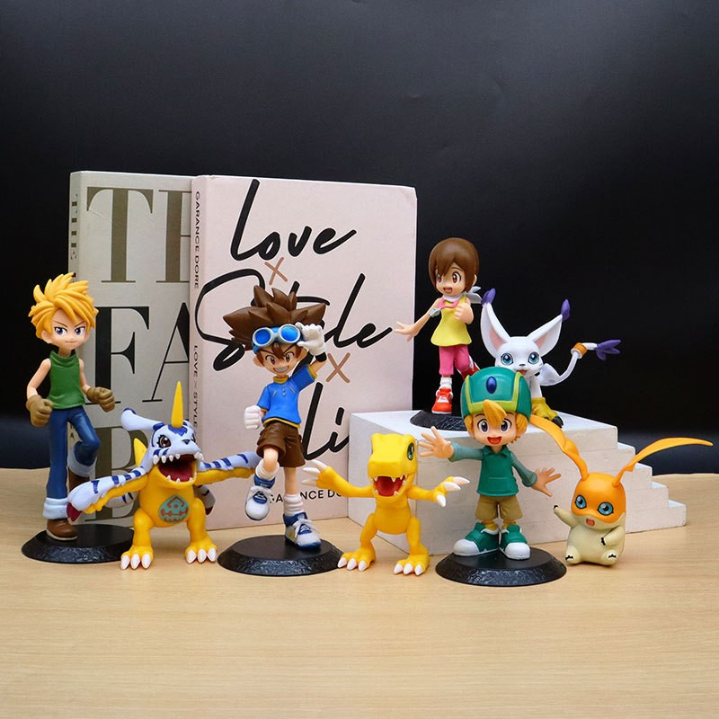 Figure Digimon Set Figure Agumon Patamon Gabumon Yamato Taichi Figure Digimon Figure Tailmon Real