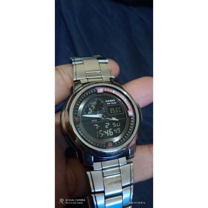 casio aqf-102 thermometer