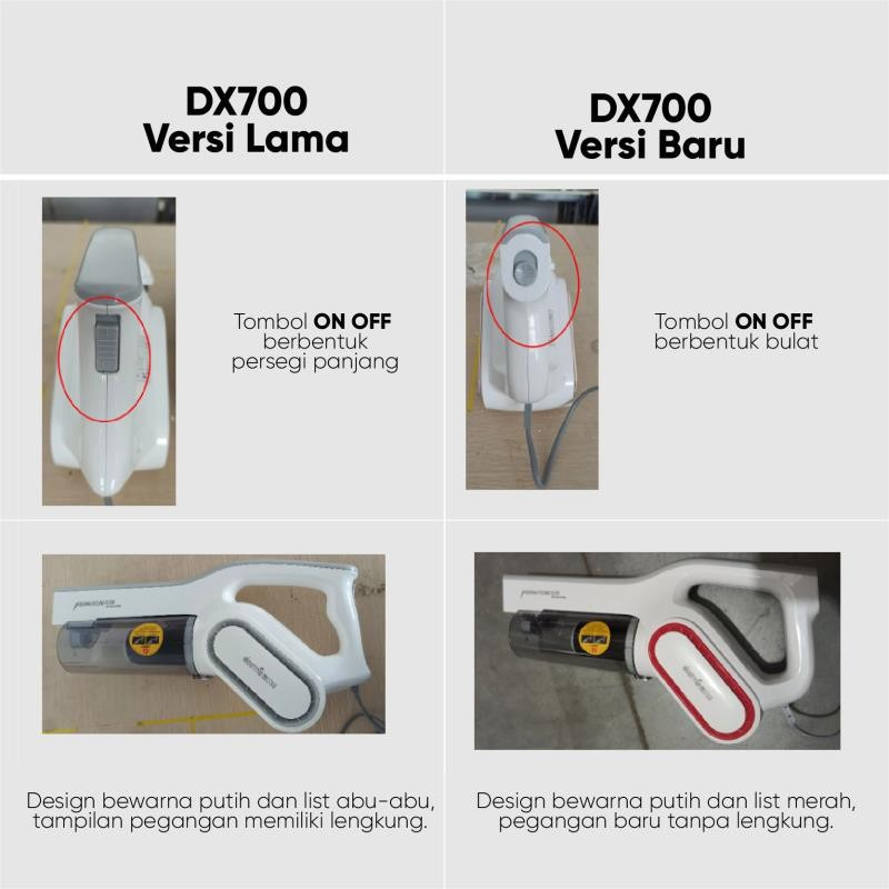 DEERMA DX700S DX700 Vacuum Cleaner Handheld Penyedot Debu 2 in 1