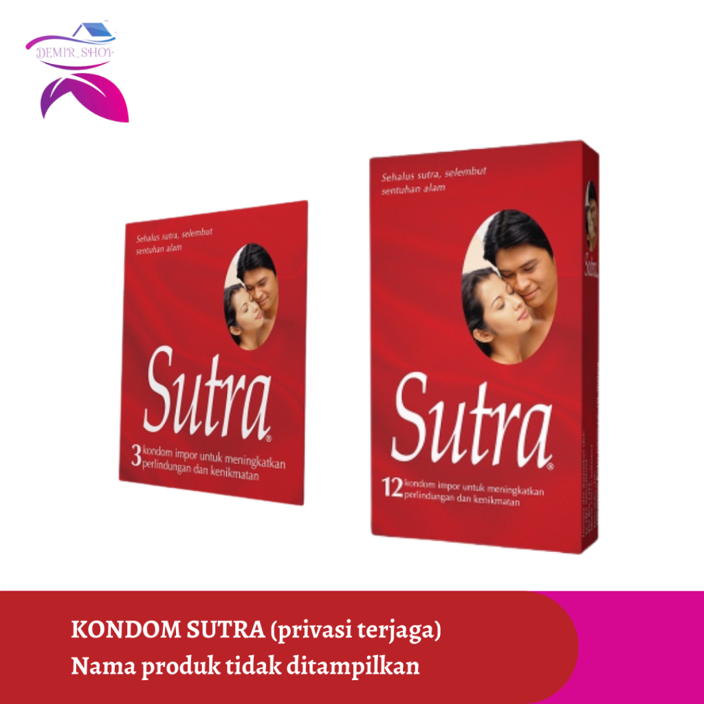 Kondom Sutra Merah 3 pcs &amp; 12 pcs