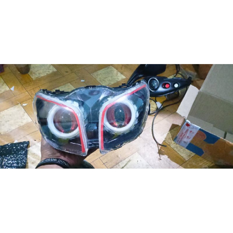 lampu depan proji Jupiter z robot costum