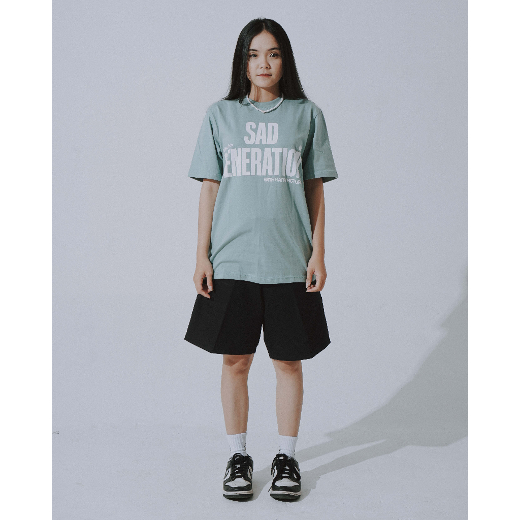 T-SHIRT | SAD GENERATION | PARKIA BEAN | WHITE |  YIKESALLDAY