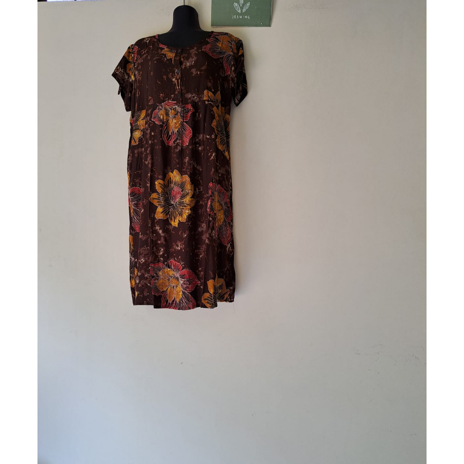 Daster Tangan Batik Sunan Santai di Rumah Model LBBK Kantung Busui