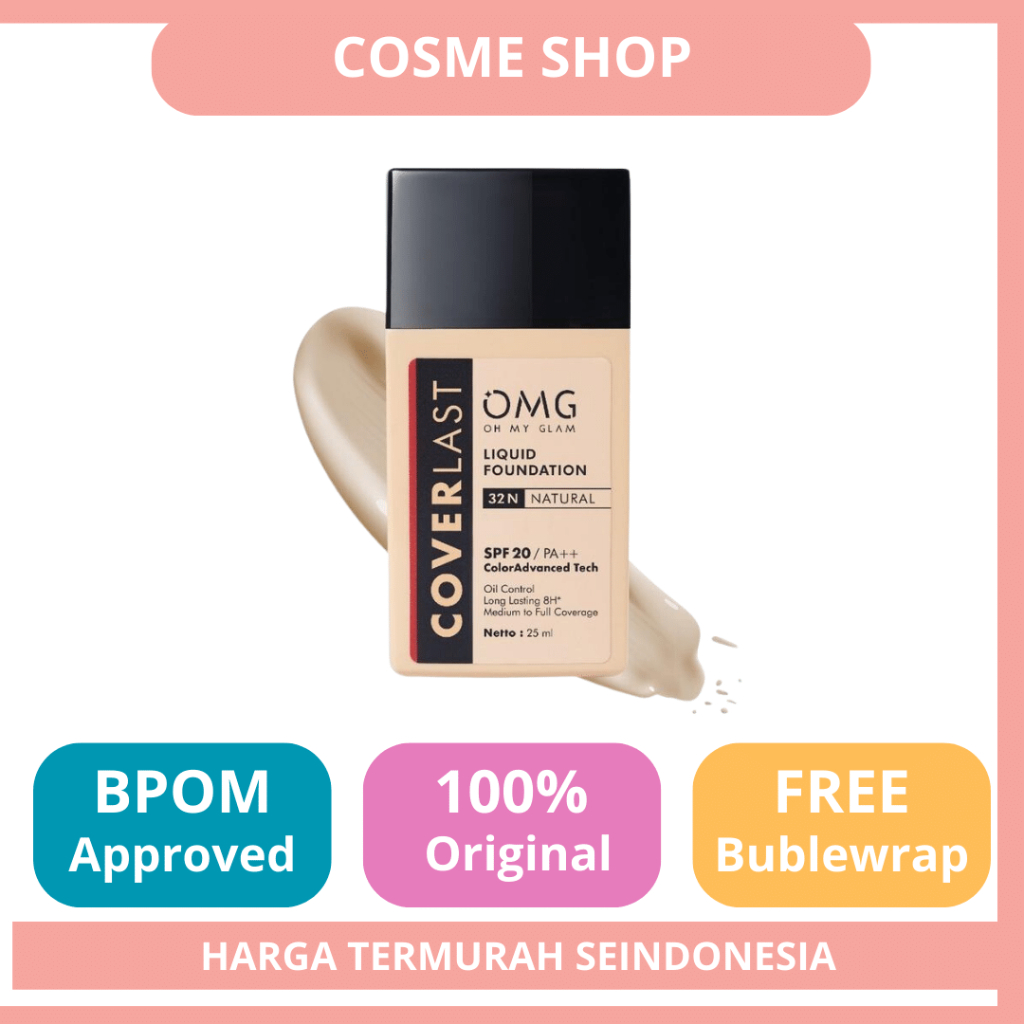 OMG CoverLast Liquid Foundation/OMG Foundation/Foundation Wajah
